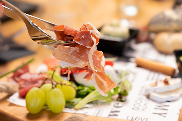 Borrelplank van dinerkaart bij Bistro 't Leven